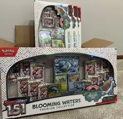 Pokemon TCG Scarlet & Violet 151 Blooming Waters Premium Collection 4x Sealed - Image 1