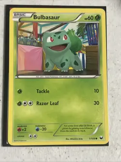 Pokemon - Bulbasaur - 1/108 - Common - Dark Explorers - - Image 1