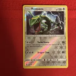 FLAWLESS POTENTIAL PSA 10! 2017 Pokemon Guardians Rising Rayquaza #106 Rev-Holo - Image 1