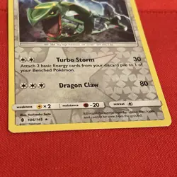 FLAWLESS POTENTIAL PSA 10! 2017 Pokemon Guardians Rising Rayquaza #106 Rev-Holo - Image 3
