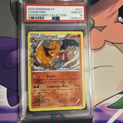 Pokemon XY Generations Radiant Collection CHARIZARD 2016 PSA 10 #RC5 - GEM MINT - Image 1