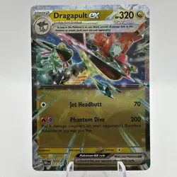 Pokemon TCG Dragapult ex Scarlet & Violet-Twilight Masquerade 130/167 Holo NM+ - Image 1