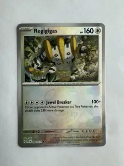 Regigigas 086/131 NM/M Master Ball Reverse Prismatic Evolutions Pokemon TCG - Image 1