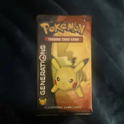 Pokemon TCG Generations Booster Pack Pikachu Cover Art, Sealed - Image 1