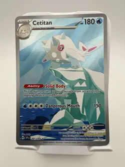 Pokemon TCG Cetitan 201/191 Surging Sparks Full Art Illustration Rare Holo NM - Image 1