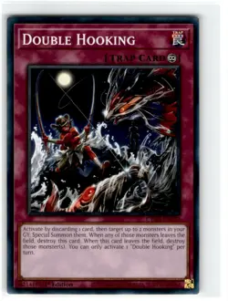 Yu-Gi-Oh! Double Hooking Common CYAC-EN079 Lightly Played 1st Edition - Image 1