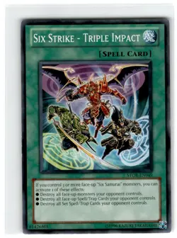 Yu-Gi-Oh! Six Strike- Triple Impact Common STOR-EN049 Moderately Played - Image 1