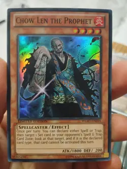 Yu Gi Oh - Chow Len the Prophet - BPW2-EN044 - Super Rare - LIMITED - Near Mint - Image 1