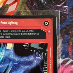 Star Wars CCG SWCCG Reflections 2 FORCE LIGHTNING Foil Card LP Decipher - Image 3