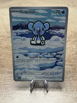 Pokemon TCG Cubchoo Illustration Rare Card 109/086 English Black Bolt - Image 1