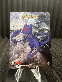 Mew #151 - Cracked Ice Holo - Crystal Dark Black 2025 - Pokemon Card - Image 1