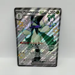 2024 Pokemon TCG S&V: Promo Cards Meowscarada ex Jumbo Black Star Promo 078 - Image 1