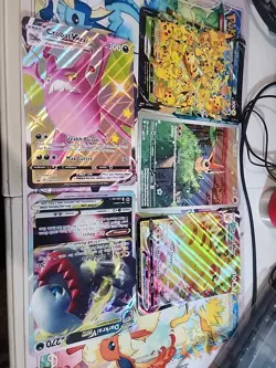 Jumbo POKEMON card Lot. 10 Cards NO DUPLICATES. - Image 1