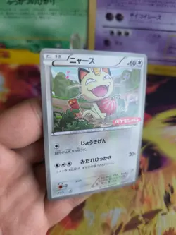 Pokemon Karte Card Meowth Mauzi XY Promo Daichii Pan Black Star japanese NM - Image 5