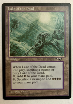 Lake of the Dead - Alliances - Land - Magic the Gathering - MtG - Image 1
