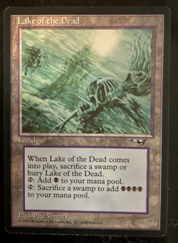 Lake of the Dead - Alliances - Land - Magic the Gathering - MtG - Image 3