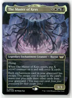 The Master of Keys (Borderless) Commander: Duskmourn: House of Horror Foil - Image 1
