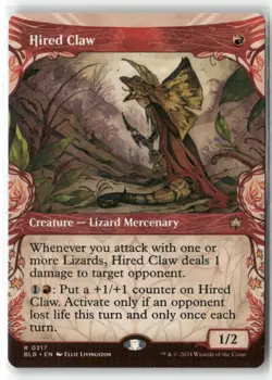 Hired Claw (Showcase) Bloomburrow Regular - Image 1