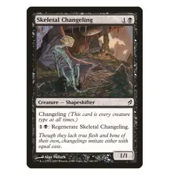 Skeletal Changeling - Foil - Lorwyn (LRW) - MTG Common #140 - Image 1