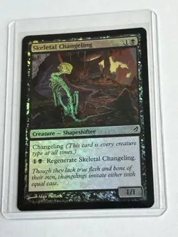 Skeletal Changeling - Foil - Lorwyn (LRW) - MTG Common #140 - Image 3