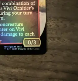 MTG Vivi Ornitier Borderless Foil #321 Magic the Gathering Final Fantasy English - Image 4