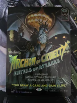 Archon of Cruelty (Showcase) Commander: Duskmourn: House of Horror Foil - Image 1