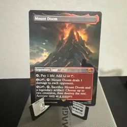 Mount Doom (Borderless) Universes Beyond: The Lord of the Rings: Tales of... - Image 1