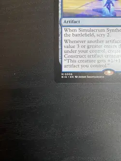 1x Simulacrum Synthesizer, NM, The Big Score (BIG), Magic: the Gathering, MtG - Image 2