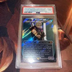 Cloud, Midgar Mercenary X1 Mtg Final Fantasy Nm Foil Borderless Surge 0520 PSA 9 - Image 1