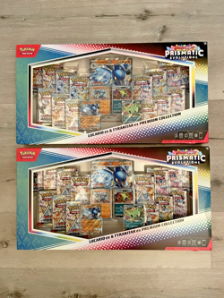Pokemon Prismatic Evolutions Lucario EX Sam's Club Premium Collection LOT OF 2 - Image 4