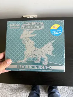 Pokemon TCG Sun And Moon Crimson Invasion Elite Trainer Box ETB Factory Sealed - Image 1