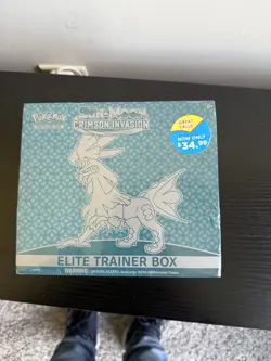 Pokemon TCG Sun And Moon Crimson Invasion Elite Trainer Box ETB Factory Sealed - Image 5