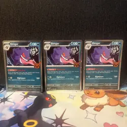 3x Gengar (Cosmos Holo) 057/091 Trick or Trade 2024 Holo Pokemon PACK FRESH - Image 1