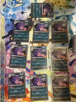 LOT OF 10 Gengar 057/091 COSMOS HOLO Trick or Trade Rare Pokemon - Image 1