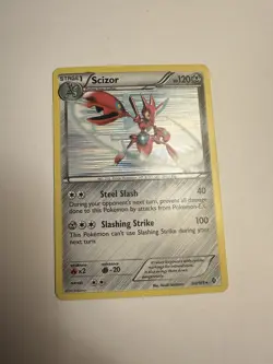 Pokemon TCG Scizor Boundaries Crossed 94/149 Holo Cosmos Holo Rare LP 16Z - Image 1