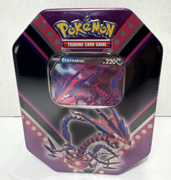 Pokemon- V Power Tins Pikachu, Eevee, & Eternatus (Lot of 3) - 2020 Sealed - Image 3