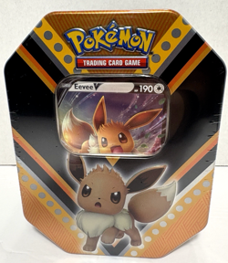Pokemon- V Power Tins Pikachu, Eevee, & Eternatus (Lot of 3) - 2020 Sealed - Image 5