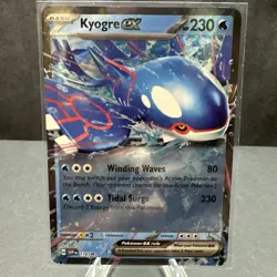 Kyogre ex Pokemon Scarlet & Violet SVP 178 Holo Black Star Promo NM - Image 1