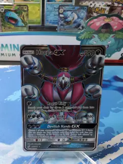 Pokemon TCG - Hoopa-GX - 166/181 - Sun & Moon Team Up Ultra Rare NM/M - Image 1