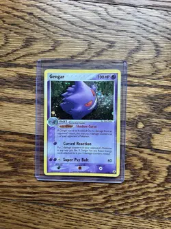 Pokemon Gengar EX Legend Maker Holo Rare Damage Swirl - Image 1