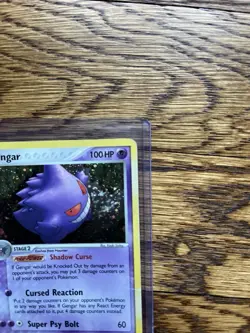 Pokemon Gengar EX Legend Maker Holo Rare Damage Swirl - Image 3