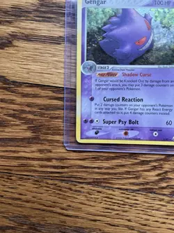 Pokemon Gengar EX Legend Maker Holo Rare Damage Swirl - Image 5