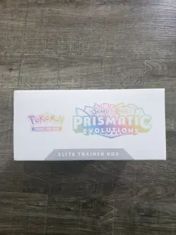 Pokemon TCG S&V Prismatic Evolutions ETB Elite Trainer Box FACTORY SEALED - Image 2