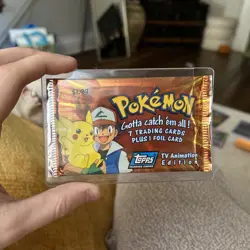 1999 Topps Pokemon Series 1 TV Animation Edition sealed pack Rare - Image 1