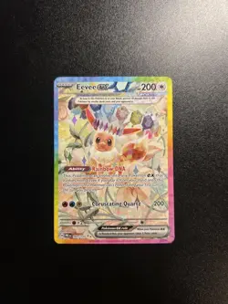 Pokemon TCG Eevee EX 167/131 Prismatic Evolutions SiR Special Illustration Rare - Image 1