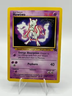 Mewtwo - WOTC Promo - Black Star Promo #3 - 1999 Pokemon Movie Promo - Image 1