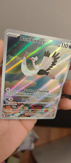Bombirdier - 219/198 - Scarlet Violet Base Illustration Rare Pokemon TCG NM - Image 1