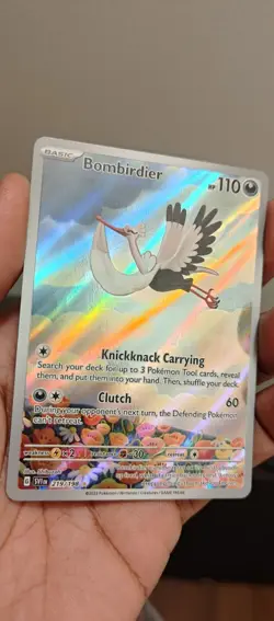 Bombirdier - 219/198 - Scarlet Violet Base Illustration Rare Pokemon TCG NM - Image 2
