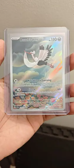 Bombirdier - 219/198 - Scarlet Violet Base Illustration Rare Pokemon TCG NM - Image 4