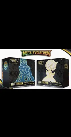 Pokemon Center ETB Mega Evolution Lucario Elite Trainer and Gardevoir Box - Image 1